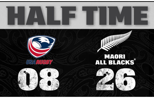 USA Rugby v Maori All Blacks HT